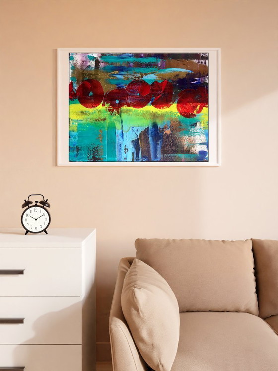 Image 1 of Original Acrylic Painting Abstract Expressionism Dance of Life