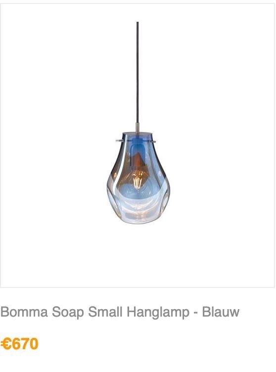 3 Lampade a sospensione Bomma Soap, blu, oro e argento – Cristallo, Vetro (photo 3 of 5)