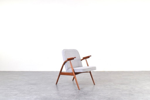 Polnischer Loungesessel aus der Mitte des Jahrhunderts, 1960er Jahre.