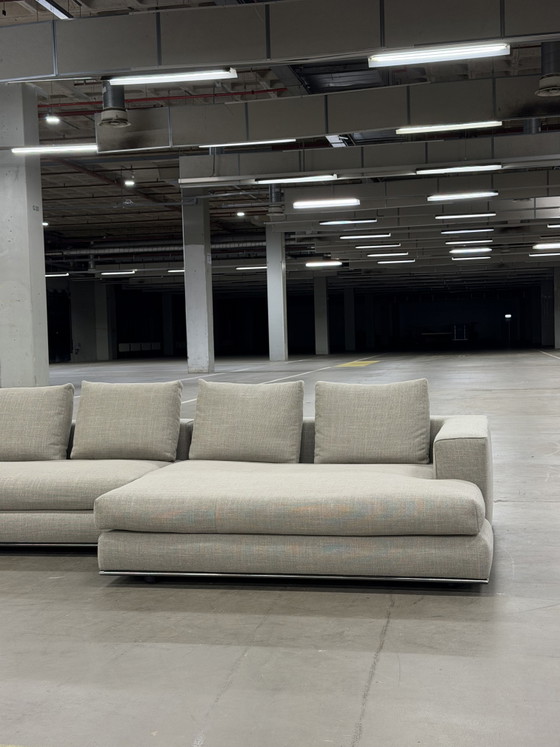 Sofá esquinero Minotti Hamilton – Sofás esquineros, Metal, Textile (photo 10 of 15)