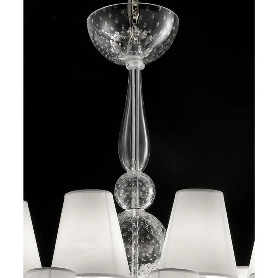Image 1 of Monumentale moderne kroonluchter van transparant Murano-glas van Simoeng voor Simoeng