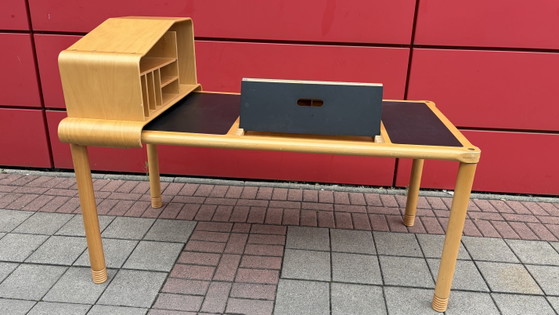 Image 1 of Stokke Scandinavisch vintage bureau met opzetkast