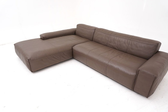 Image 1 of Rolf Benz Mio Garnitur Couch Sofa Eckcouch Ecksofa Leder braun