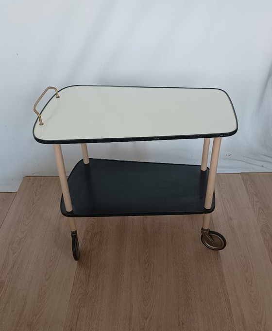 Chariot de service des années 1950 – Dessertes, Wood (photo 7 of 8)