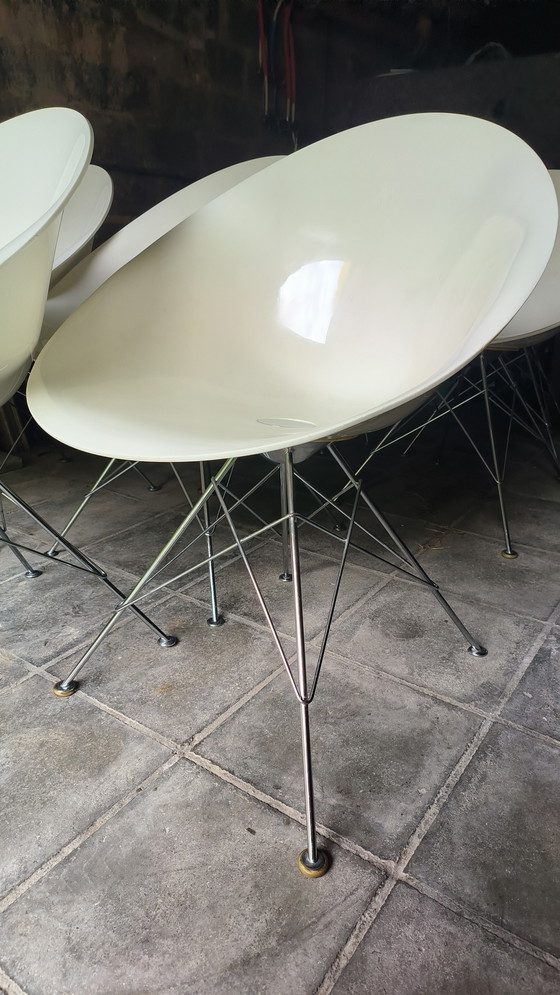 Image 1 of Set of 8 Kartell Ero chairs