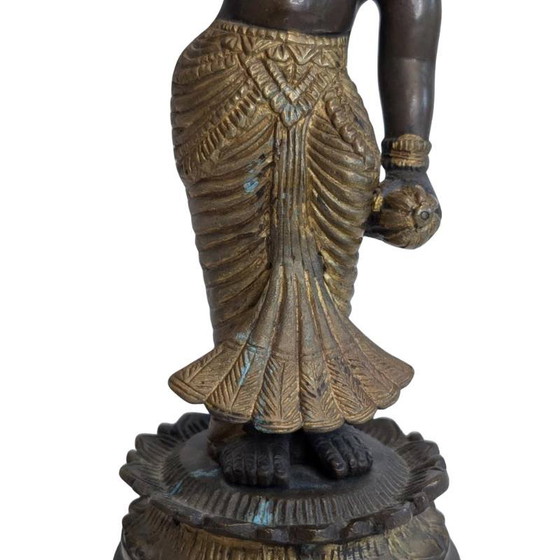 Antica statua in bronzo di Parvati con Abhaya mudra – Sculture, Bronze (photo 6 of 8)
