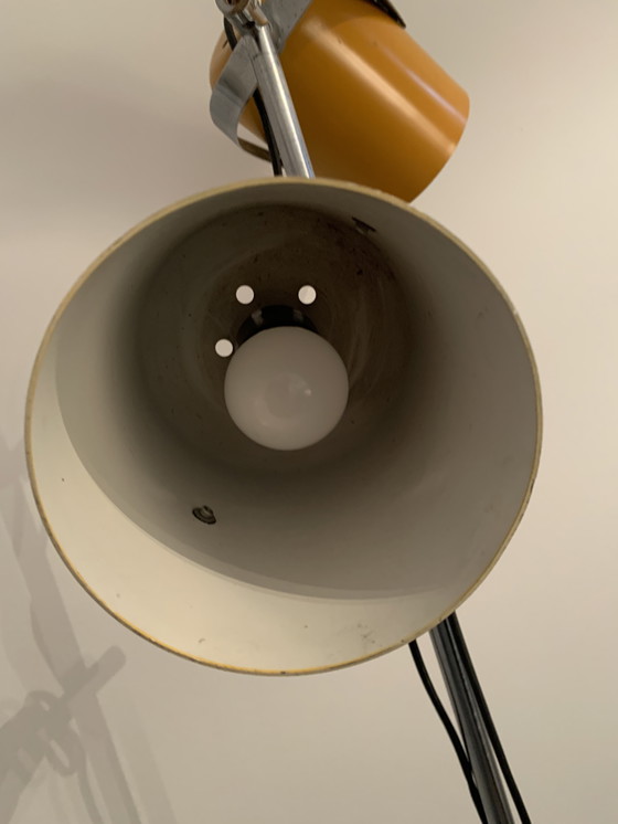 Image 1 of Lampe de designer Gepo jaune ocre des années 1970