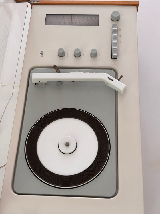 Image 1 of Tourne Disque Radio Braun SK 61 Phonosuper Dieter Rams Hans Gugelot Design Bauhaus Collector