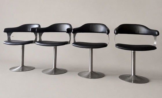 Set of 4 Vintage Space Age Swivel Chairs – Dining chairs, rvs (photo 9 of 15)