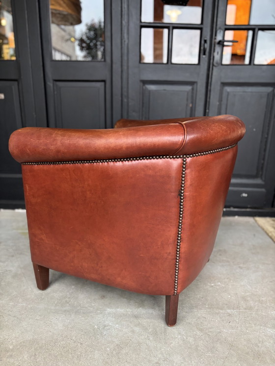 Image 1 of Club armchair Cowhide leather -Bendic brand