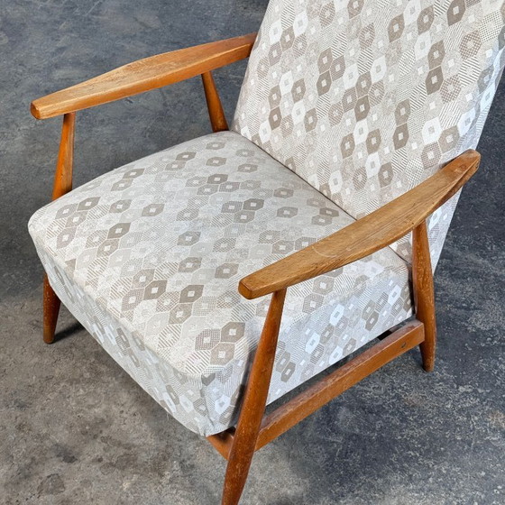 Image 1 of Een paar Hongaarse fauteuils in mid-century modern stijl, 1960