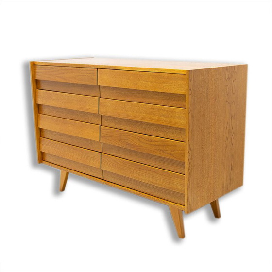 Image 1 of Vintage U-453 chest of drawers in oak by Jiri Jiroutek for Interiér Praha, Czechoslovakia 1960s