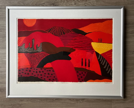 Screenprint Ronald Boonacker Framed