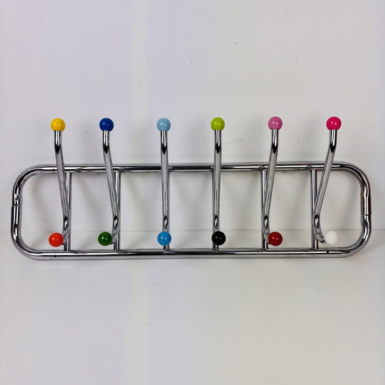 Image 1 of Appendiabiti da parete originale Sputnik cromato