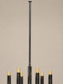 Gaetano Sciolari Mid-Century Modern Chrome Chandelier