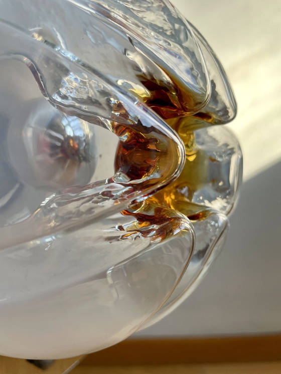 Image 1 of Lampe suspendue Mazzega Murano de l'ère spatiale