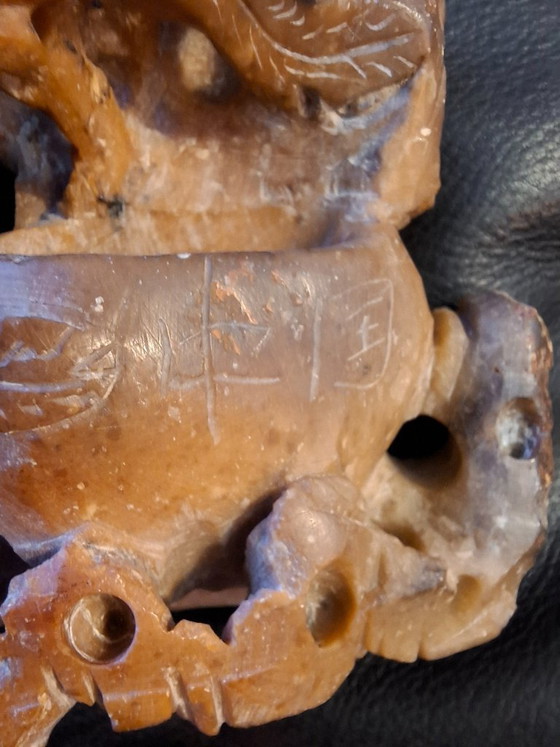 Image 1 of Vintage Soapstone Carving - Chinese 