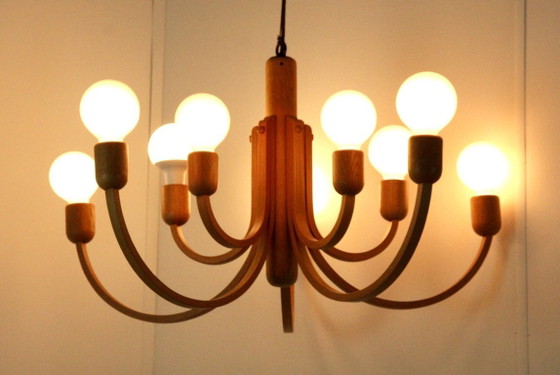 Domus Hanglamp Kroonluchter Vintage Eiken – Hanglampen, Wood (photo 14 of 20)