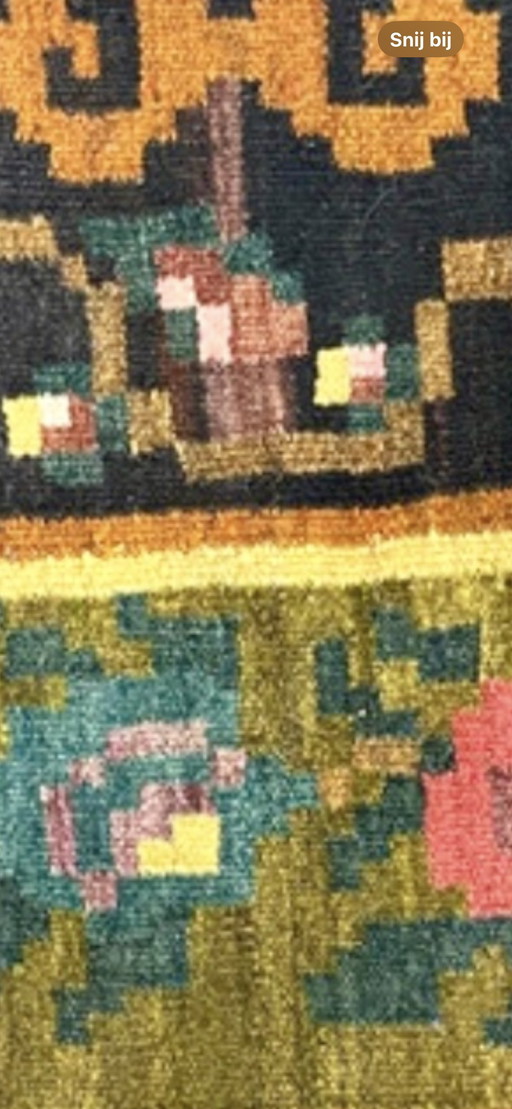 ML Fabrics | Luxury Cushion Cover | 50x50 cm | Black/Brown/Red | Handwoven