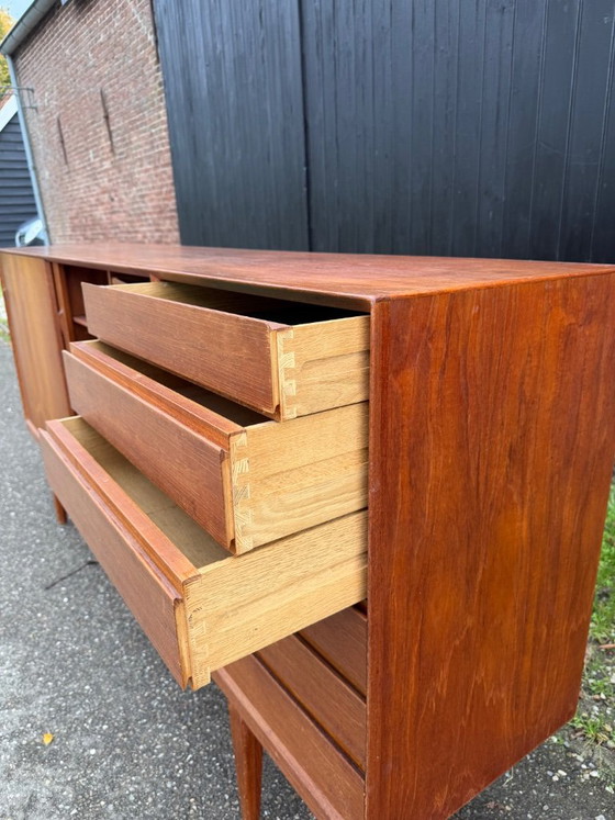 Credenza TEAK Henry Rosengren Hansen mod.38 1958 – Brande Møbelindustri, Credenze, Legno (photo 5 of 11)