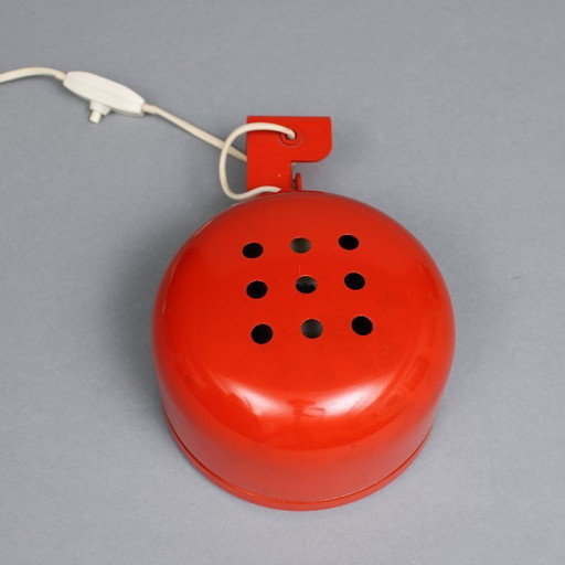 Börje Claes (1941) - lampada da parete arancione - anni '70 - Norlett-Elit, Svezia