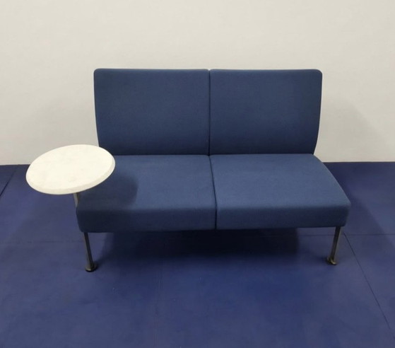Fritz Hansen Design Sofa Decision # Pelikan 80s – 2 seaters, Metal, Textile (photo 2 of 7)