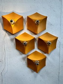 Vintage Hoffmeister Space Age Wall Lamps, Germany 1970