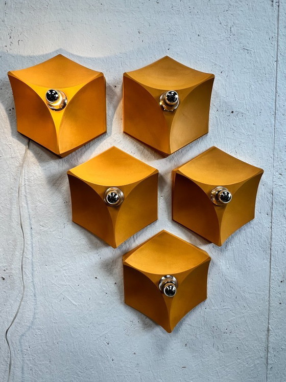 Image 1 of Lampade da parete vintage Hoffmeister Space Age, Germania 1970