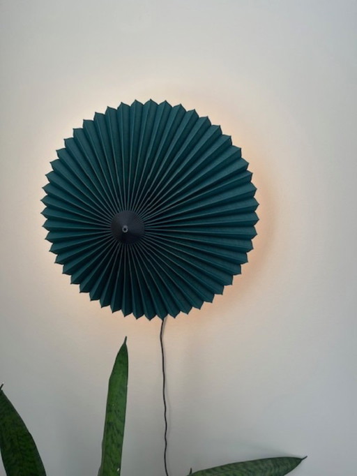 Lámpara de pared Hay Matin, verde, diámetro 38 cm