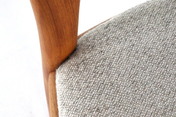 Image 1 of Suite de 4 chaises Koefoed Morten en teck vintage danois
