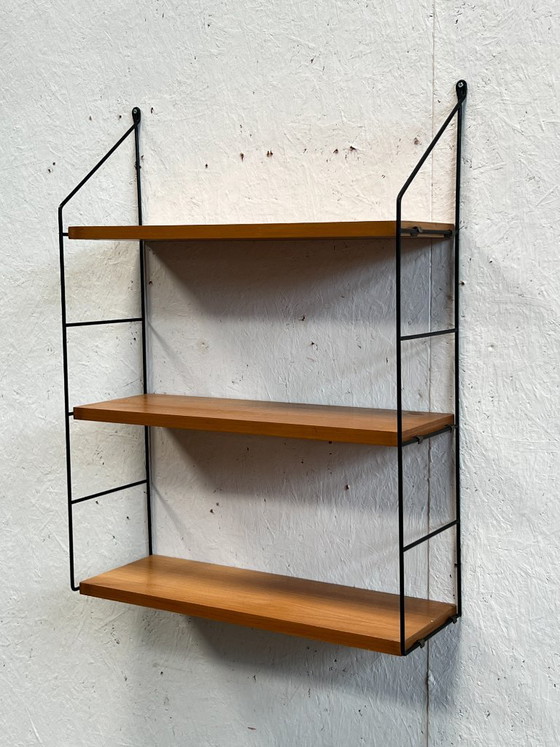 Appendiabiti da parete vintage, String, Svezia, anni '70 – Scaffali a muro, Wood (photo 3 of 13)