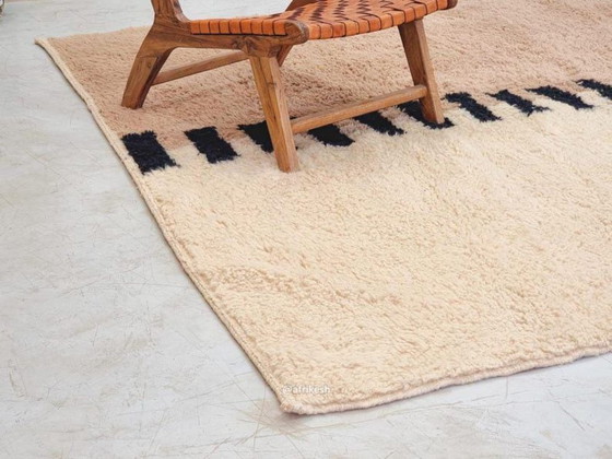 Image 1 of Tappeto marocchino annodato a mano, 200x100 cm.