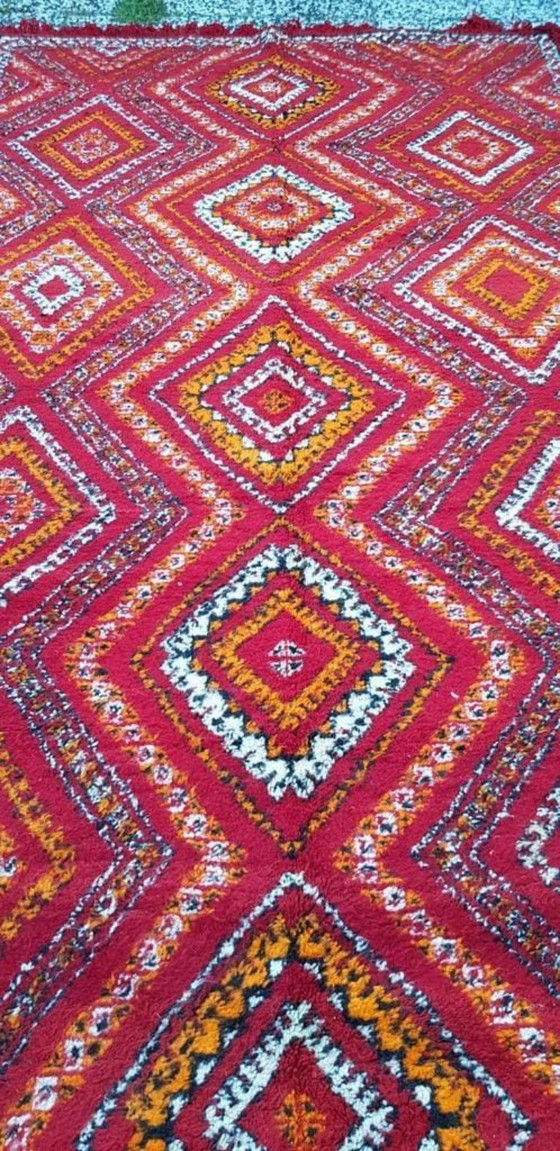 Image 1 of Handgeknoopt Berber kleed wol 356x174cm
