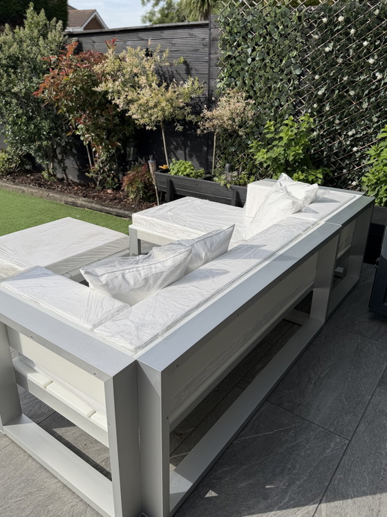 Image 1 of Gandia Blasco Na Xemena Designer-Ecksofa-Set für den Außenbereich – Neu und originalverpackt