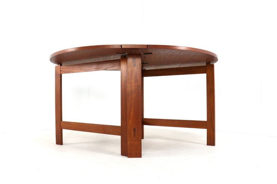 Image 1 of Table de salle à manger pliante en teck danois « Skovlund » vintage