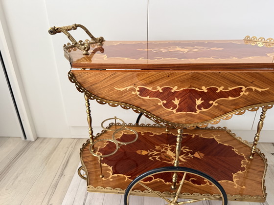 Image 1 of Italian serving trolley – Modello Depositato
