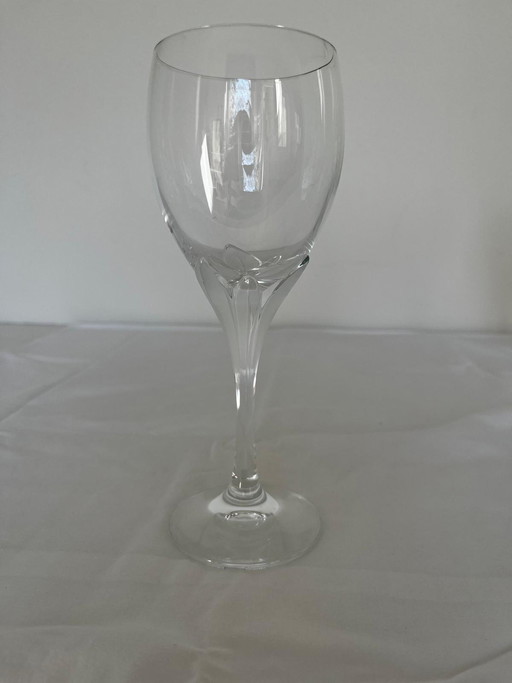 Kristall-Trinkservice von Zwiesel mit verziertem Fuß