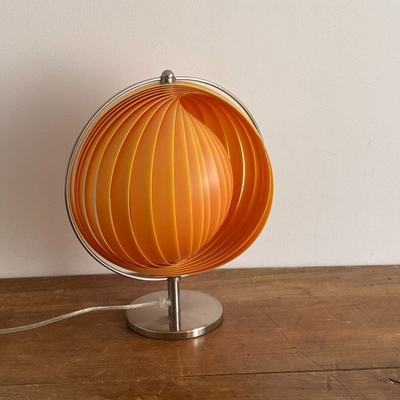 Maanlamp van Verner Panton. Heruitgegeven door Kare. 1980. – Tafellampen, Plastic, Metal (photo 6 of 7)