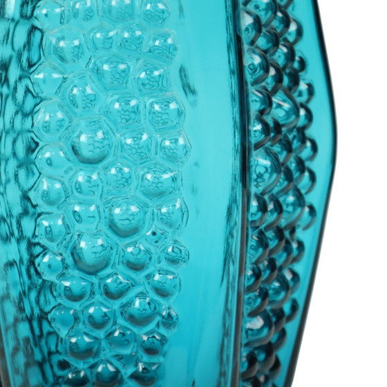 Image 1 of Vintage Blauwe Design Bubble Vaas