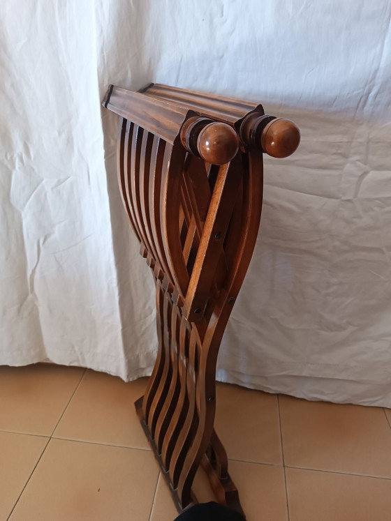 Antica sedia Savonarola, Sedie e poltrone, Legno, Marrone (foto 2 di 6)