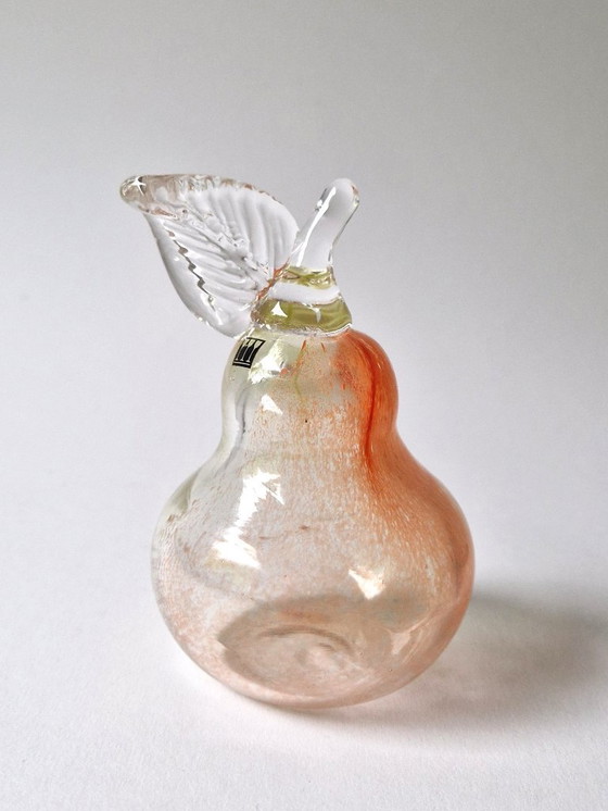 Image 1 of Storsjöhyttan Sweden - Hand-blown pear - Signed