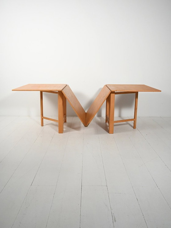 Image 1 of “Maria Flap” folding table by Bruno Mathsson