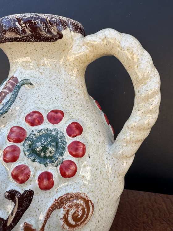Image 1 of West German ceramic pitcher vase from the 1960s