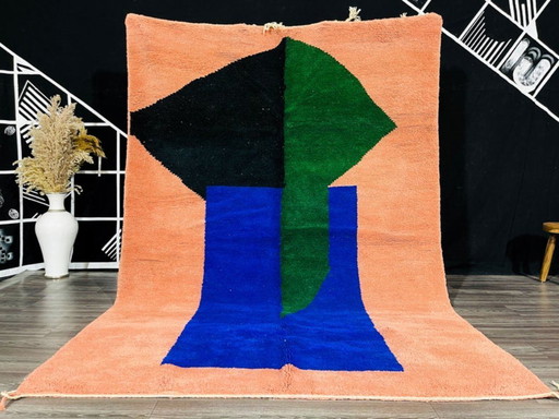 Tapis marocain artisanal en laine 250cmx150cm