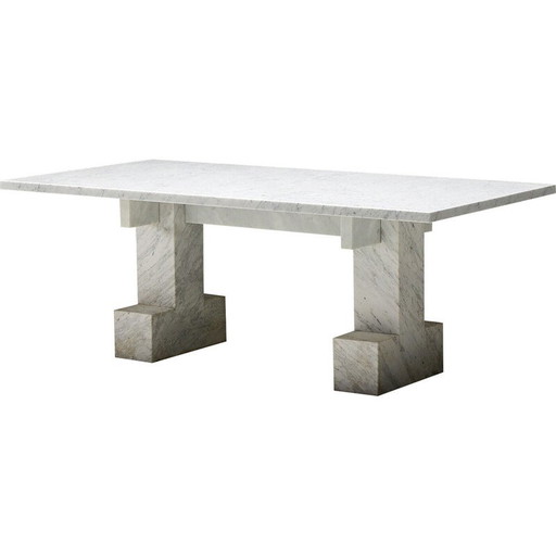 Vintage-Tisch aus Carrara-Marmor, Italien 1970