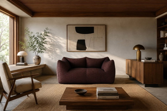 Image 1 of Le Bambole bank van Mario Bellini voor B&B Italia, jaren 70