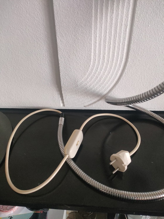 Image 1 of Vintage design snake chroom tafellamp 