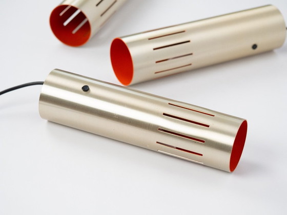Image 1 of 3 lampade vintage danesi Trombone di Jo Hammerborg, Fog og Morup, anni '60