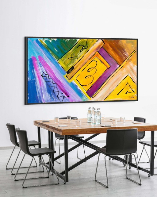 Canvasdoek - Christoph PREIN - Color Spaces XXL