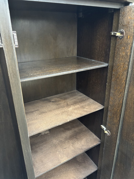 Image 1 of Vintage rotan kledingkast